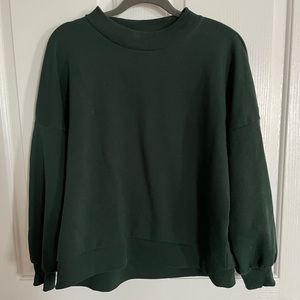 Dark green sweater